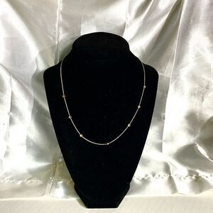 UQ# Sterling 925 Silver Chain w/ Vermeil accent Beads